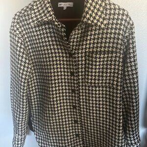 Wayf X Jourdan Sloane Houndstooth Tweed Jacket Women's M